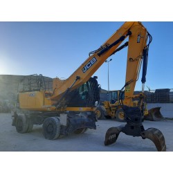 Excavadora de rueda. Jcb  chatarrera. Modelo js20