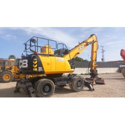 Excavadora de rueda. Jcb  chatarrera. Modelo js20